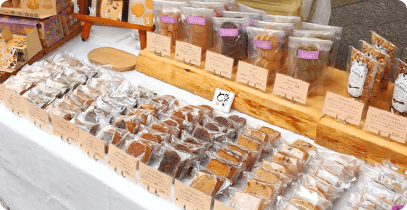 マルシェ出張販売の写真